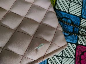 Quilted Pink Shoulder Bag