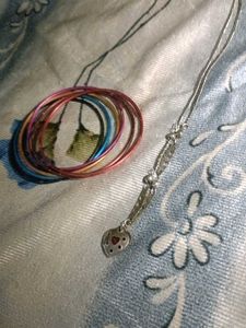 Jewellery Set: Bangles &amp; Necklace