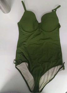 Esha Swimming Wear Olive Colour