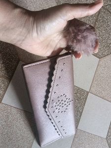 BEAUTIFUL TAN NUDE CLUTCH POUCH!!!!