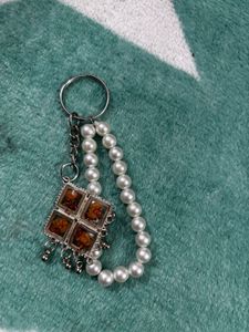 Elegant Beaded Peacock Keychain only 2 pics