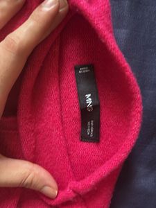 Women Fuchsia Solid Sustainable Pullover
