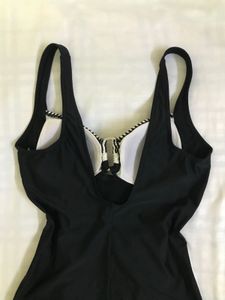 Chic Black Swimsuit/bodysuit Bust 32-34