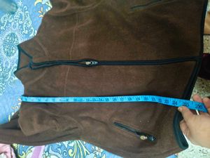 Brown Fleece Jacket for women in xl size