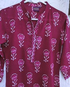 💕 Rose Pink Kurti