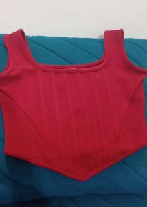 Red Corset Top