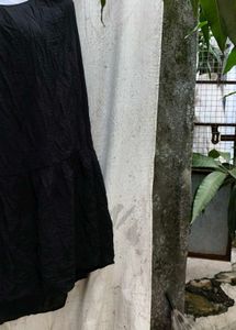 8177. Black Tiered Dress