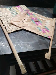 Handmade Bamboo Hand Fans (Set of 2)
