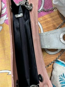 Pink Butterfly Accent Bag Set