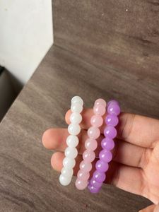 Glass beaded bracelets