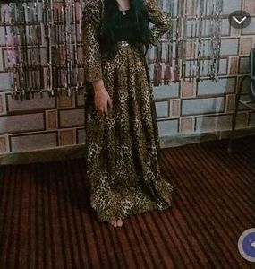 Animal Print Maxi Dress