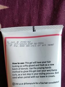 Fix My Curls Defining Hair Gel