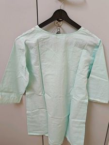 Embroidered Light Blue Kurta
