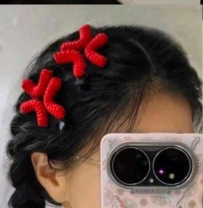 kaleshi Red Hair Clip