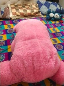 Pink Teddy Bear - Soft and Cuddly  big size coine❌