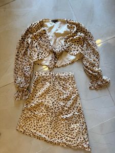 Leopard Velvet Co Ord
