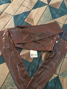 New Me leather top