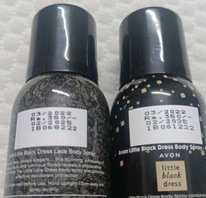 Avon Combo Little Black Dress Body Spray