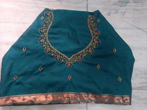 aari work blouse material