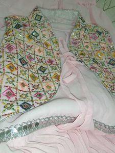 Embroidered Ethnic co ord set- kurti set