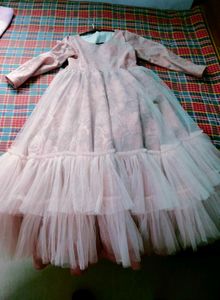 Elegant Pink Ethnic Gown