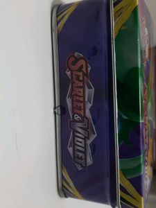 Pokemon 42 Cards Tin With 1 Gold Card Free