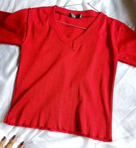 Red Chic Crop Top