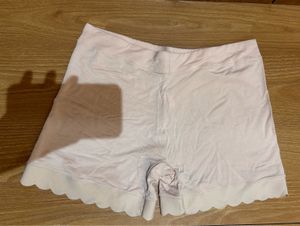 Blush Pink Scalloped Edge Shorts