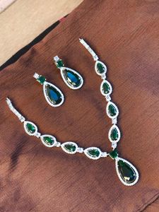 Emerald American Diamond Necklace