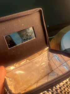 Cosmetics Bag With Mirror- New