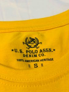 U.S. Polo Assn. Yellow Tee