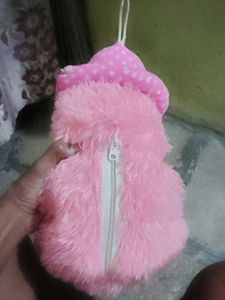 Pink Teddy Bear with Hat