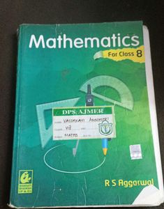 Class 8th Mathematics Rs Agarwal