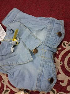 Cute Denim Vest Top