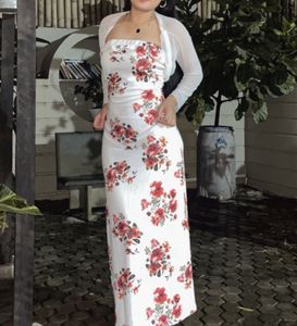 Floral Tube Maxi Dress