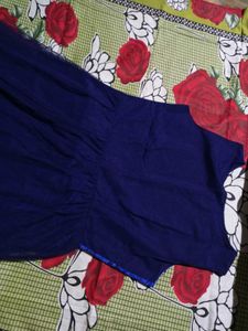 Blue Floral Lace Dress