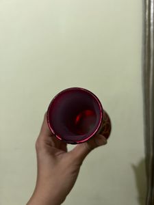 Red &amp; Gold Vase