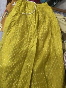 Yellow Polka Dot Skirt