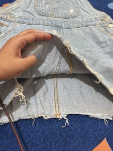Denim Dungaree Dress