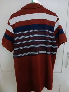 Roots Striped Polo Shirt - Medium