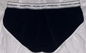 Black &amp; White &#34;Fashion&#34; Panties