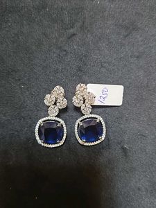 Blue Zircon Earrings