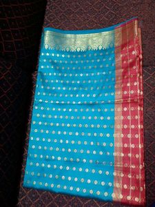 XO Butta Zari Work Saree Without Blouse