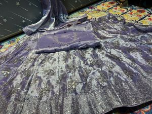 Purple Lehenga Choli