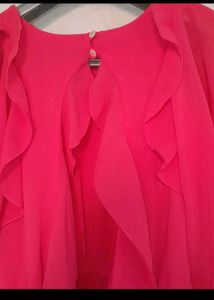 Trendy Back Open Ruffle Dress FREE Delivery