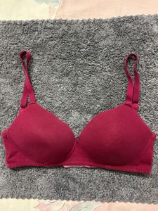 Burgundy Comfort Bra