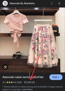 Attractive Skirt And Top 🌸🤍🌸