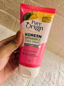 pure origin Korean vitamin c face wash