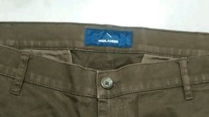 Highlander Olive Colour Trouser