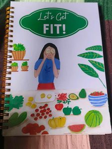&#34;Let&#39;s Get Fit!&#34; Spiral Notebook